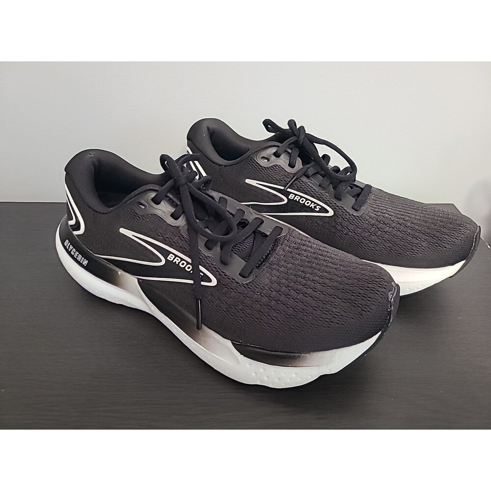 Brooks Glycerin 21 Womens Size 9.5 Black Grey White Athletic Running Shoes